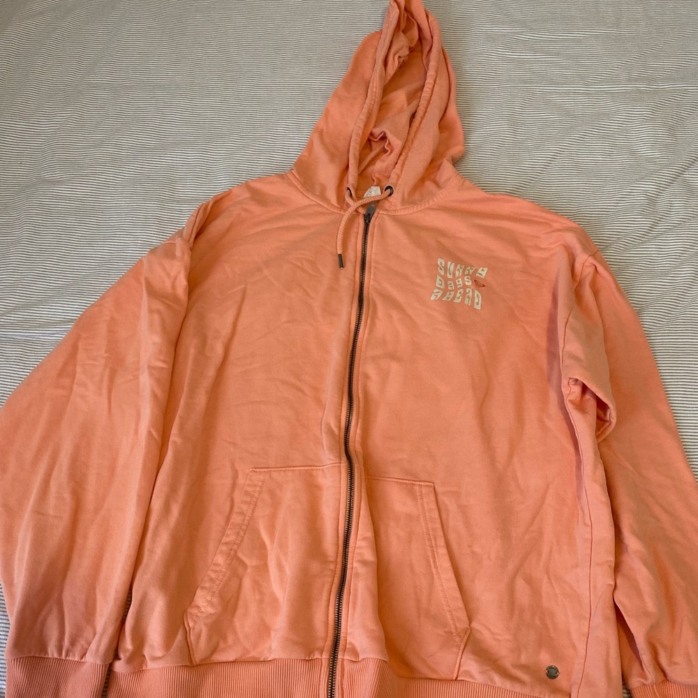 ROXY Zip Up Hoodie with Logo